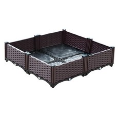 Marsh Marigold 室內裝飾品 園藝花盆箱, 1個, 1層 2x2格