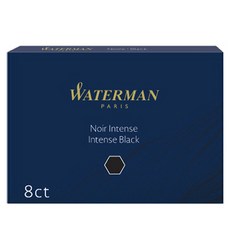 WATERMAN 威迪文 替換芯 長型, 黑色的, 1個