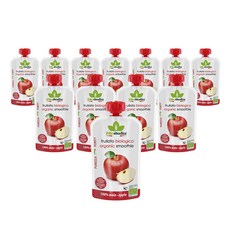 비오이탈리아 유기농 퓨레, 사과맛, 120g, 12개