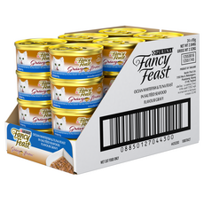 팬시피스트 퍼피/키튼 퓨리나 화이트라벨 그레이비 주식캔, 대구, 85g, 24개