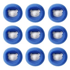 Atihome 洗衣機寵物除毛海綿, 藍色, 9個