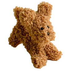 yarna 모루 강아지 놀아줘멍 인형 만들기 1마리 DIY 패키지 + QR동영상 세트, 5 카멜, 1세트