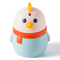 Arti Home 圍巾小雞按壓式牙籤盒, 1個, 藍色