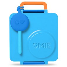 OMIE 第2代Omibox Omiford兒童保溫便當餐具叉子組, 藍色, 1套