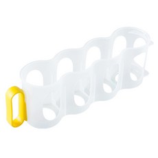 아티홈 냉장고 맥주 콜라 캔음료 보관 렉 4칸, 옐로우, 1개