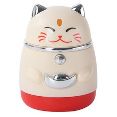 Atihom復古貓咪牙籤盒, 1個, 白色