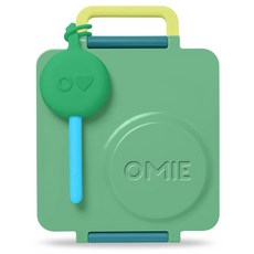 OMIE 第2代Omibox Omiford兒童保溫便當餐具叉子組, 綠色, 1套