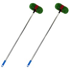 World Clean 可分離式不鏽鋼桿洗車刷拖把, 2個