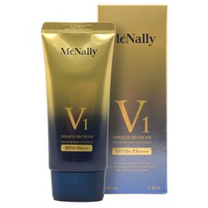 MCNALLY V1奇蹟BB霜 SPF50+ PA++++, Natural Beige, 50ml, 1條