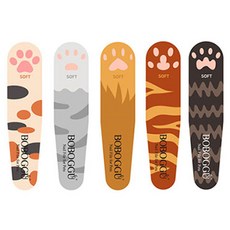 BOBOGGU 寵物磨甲銼5件組 98 x 23 x 3 mm, 混色, 1套