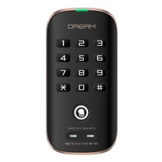 Dreamlock 感應卡/觸控兩用黑色門鎖, DR-70T, 顧客自行安裝
