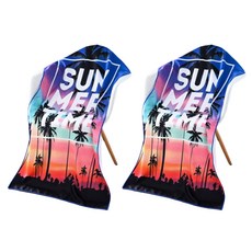 Healthydot 度假沙灘巾, 夏日時光, 2個