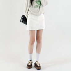 코튼클로젯 여성용 A라인 스판 뒷밴딩 치마바지 미니스커트