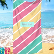 Healthydot 度假沙灘巾, 晴天, 1個