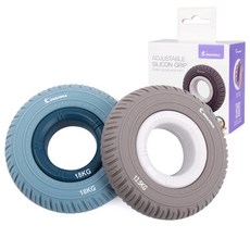 韓國 iWANNA 7段強度調節矽膠握力器組, 混色, 1套