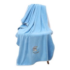 Sonnyo 柔軟月兔沙灘巾 70 x 140 cm, 1個, 05 藍色