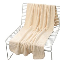 소니오 코지 소프트 비치 타월 70 x 140 cm, 01 화이트, 1개