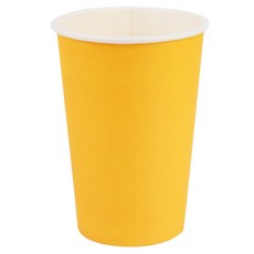 外帶包紙杯 390ml 黃色, 50個