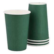 綠色紙杯 390ml, 1個, 50入