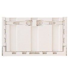 粉彩不透明折疊箱 (不含蓋), 不透明象牙白, 63L, 1個