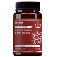 LIFETOCOL 蔓越莓濃縮錠 500mg, 1個, 90顆