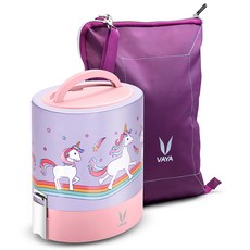 VAYA Original Baja獨角獸 Tyffyn 保溫保冷便當盒 1000ml, 1個, 粉色的