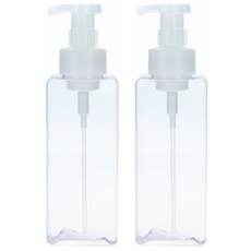 G&Y 泡沫按壓空瓶 650ml, 透明, 2個