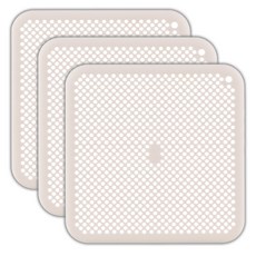 FLaiTO 矽膠排水口蓋 3入, 3個, 象牙白