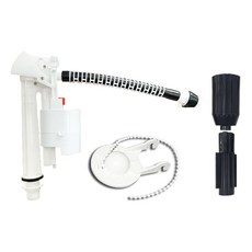 WATOS 馬桶連身式配件浮球閥+組裝工具組, 混色