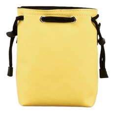 Daysoy 彩色防水相機鏡頭收納包 L, 1個, 單品(黃色)