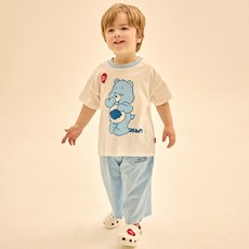 Care Bears 兒童透氣微笑寬鬆九分寬版上下裝套組
