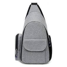 알로데 트라이앵글 백 크로스 카메라 가방 대, B01 그레이, 1개