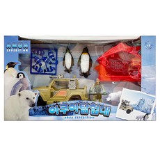 水族探險隊北極熊企鵝公仔玩具套組, 1套
