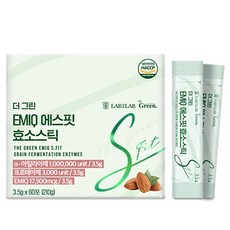 LAB ON LAB The Green EMIQ S Fit酵素條裝 60入, 1個, 210g