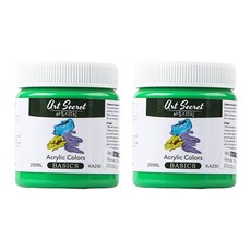 아트시크릿 아크릴 물감 062 Green Pale KA250 2p, 250ml, 1색