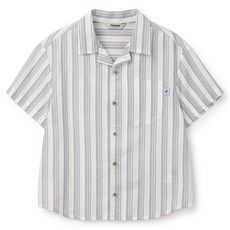 renoma kids 男童透氣紗染風開領襯衫 R2421B300