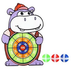 Joy Kids 軟式動物安全飛鏢遊戲, 河馬, 1個
