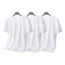 구디프 남성용 냉감 통기성 라운드넥 쿨티 반팔 티셔츠 3종 세트