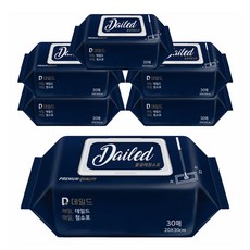 dailed 濕拖巾清潔布 經濟型 30入, 6個