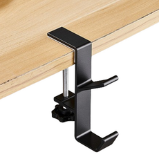 Toppia 免打孔雙掛勾, 黑色, 1個