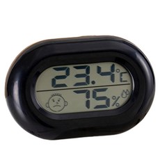 Tipgo&Bean Forever Bean 室內車用桌上型濕度計, 1個, 黑色