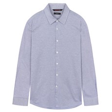 파렌하이트 남성용 져지 면 스트라이프 셔츠 FEBAA507