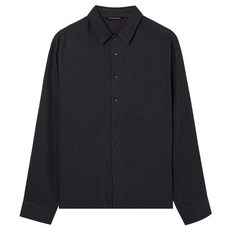 파렌하이트 남성용 세미 오버 텐셀 솔리드 긴팔 셔츠 FEBAA545