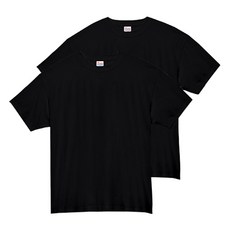 프린트스타 남녀공용 통기성 14수 반팔 면 티셔츠 2p