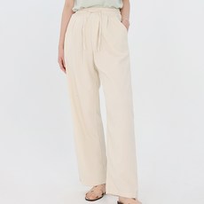 모이르벨라 여성용 루즈 와이드 밴딩 팬츠 P24SS2-A0397