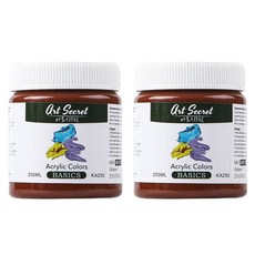 Art Secret 藝術家的秘密 壓克力顏料 Ochre KA250 2入, 250ml, 1色
