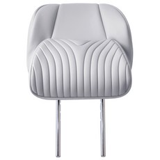 에제스 더 뉴 투싼 전용 윙아웃 버킷 헤드레스트 차량용 목쿠션, 라이트그레이, 1개