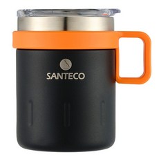 SANTECO Kemi 保溫保冷杯, 1個, 碳黑色