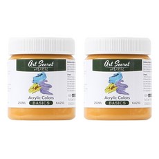 Art Secret 藝術家的秘密 壓克力顏料 29 Yellow Ochre KA250 2入, 250ml, 1色