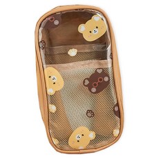 DOnG-A Pms 小熊大容量4格口袋收納包鉛筆盒, 1個, 可愛派對